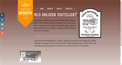Desktop Screenshot of oldsoldierdistillery.com